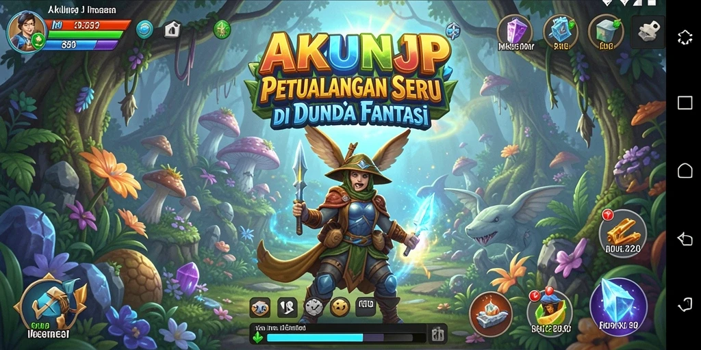 Gameplay seru dan menantang di AKUNJP, penuh petualangan yang memukau.