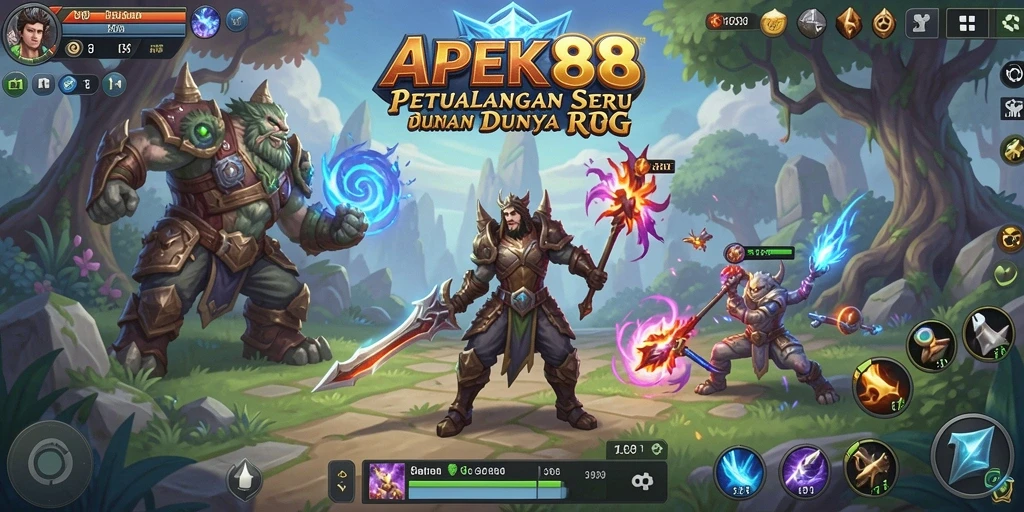 Tampilan menarik dari gameplay RPG APEK88 dengan petualangan yang mendebarkan.