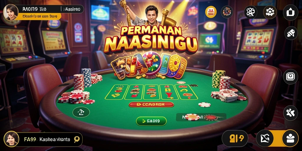 Tampilan seru dari gameplay FA99 yang mendebarkan.