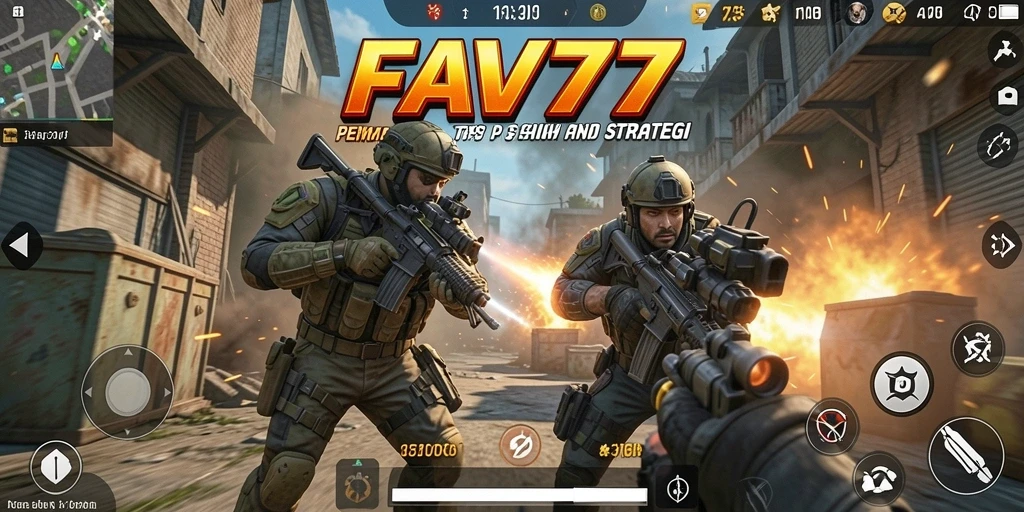 Tampilan gameplay menegangkan dari FAV77 dalam mode TPS.