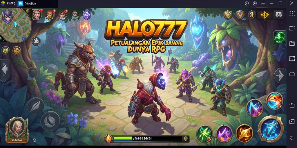 Tampilan gameplay seru HALO777 dengan pertempuran yang mendebarkan.