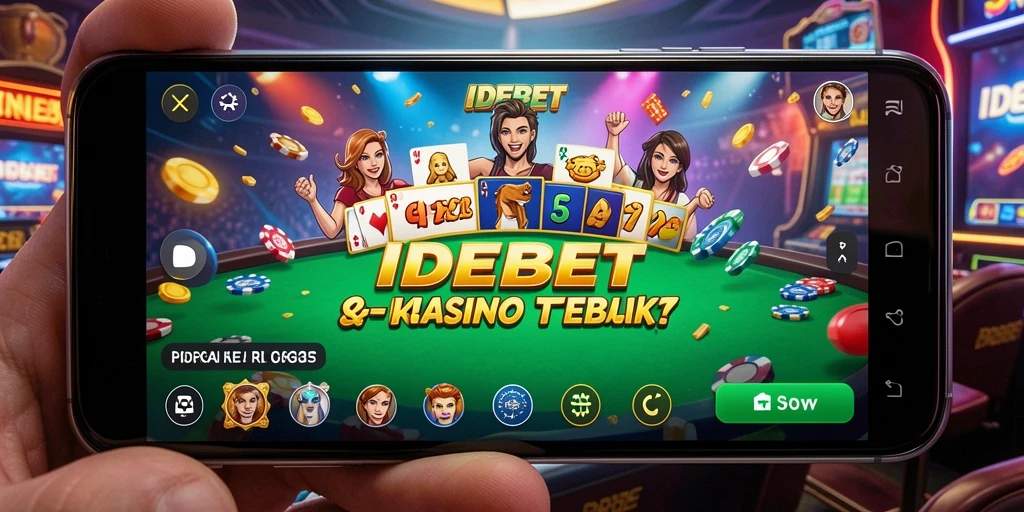 Tampilan gameplay Kasino yang seru dan menarik di IDEBET.