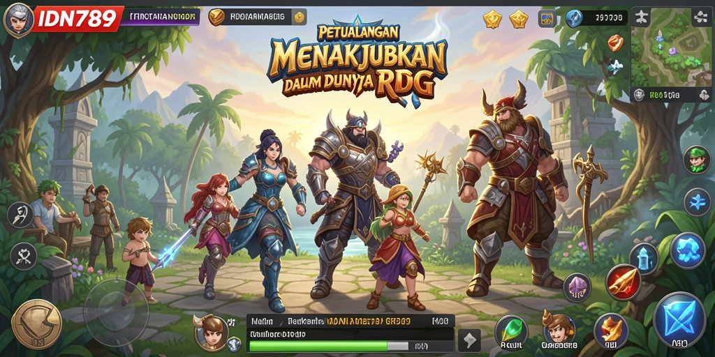 Tampilan gameplay seru dan menegangkan dalam IDN789.