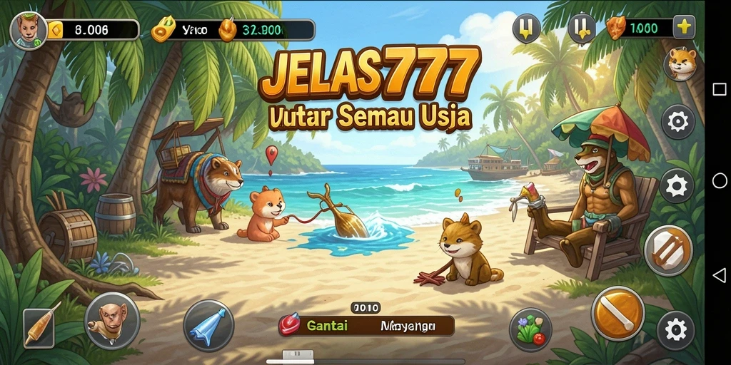 Tampilan gameplay menarik JELAS777 dengan berbagai karakter dan tantangan.