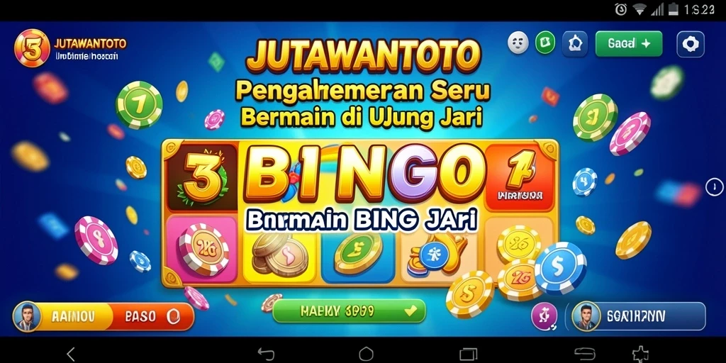 Tampilan gameplay seru di JUTAWANTOTO dengan interaksi Bingo.