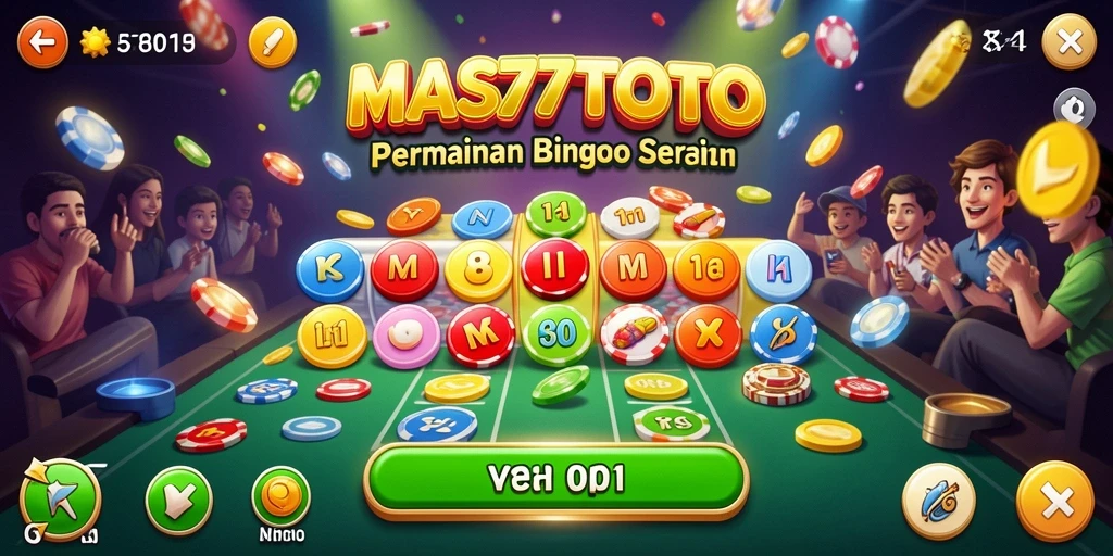 Gameplay seru Bingo di MAS77TOTO yang memikat.