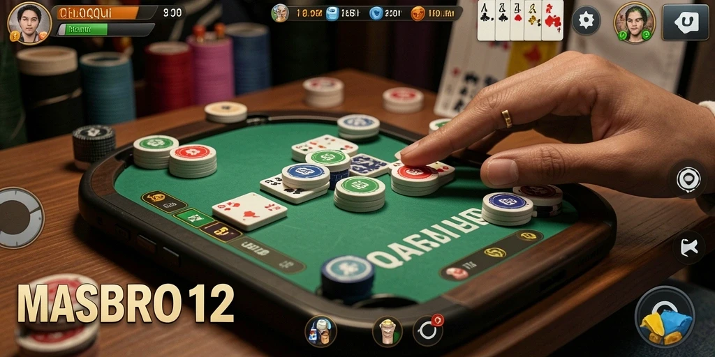 Tampilan menarik dari gameplay QiuQiu di MASBRO12.