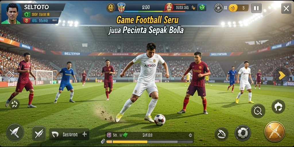 Tampilan gameplay aktif dan menegangkan di SELTOTO.