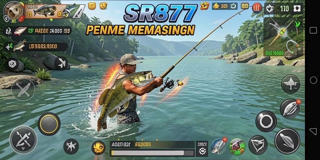 Gameplay memancing seru di SR877 dengan grafik menawan.
